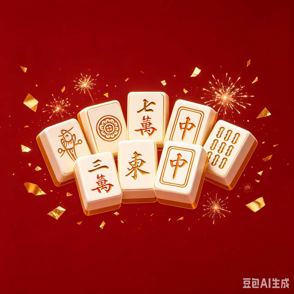 floral design mahjong set